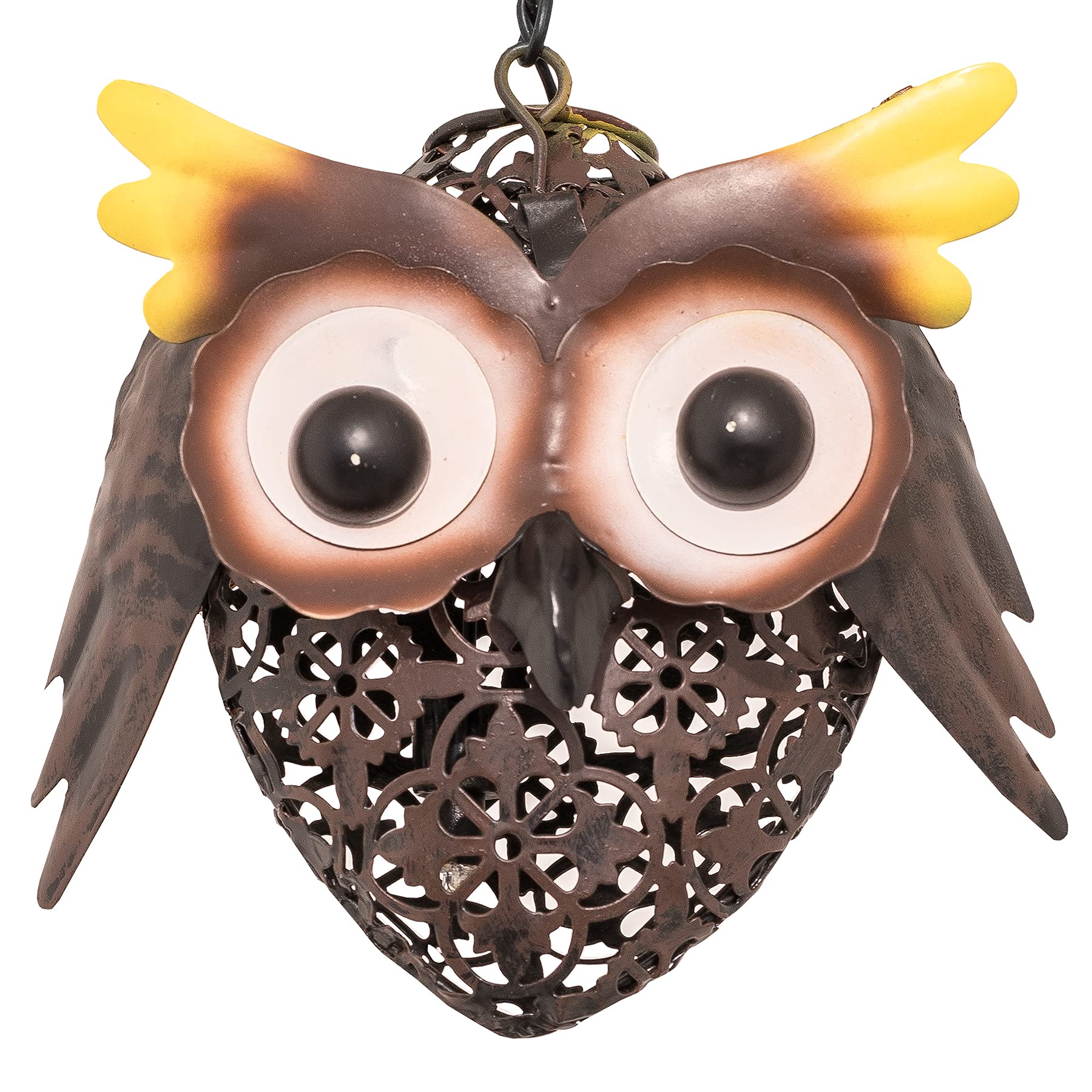 Hanging Solar Owl Light