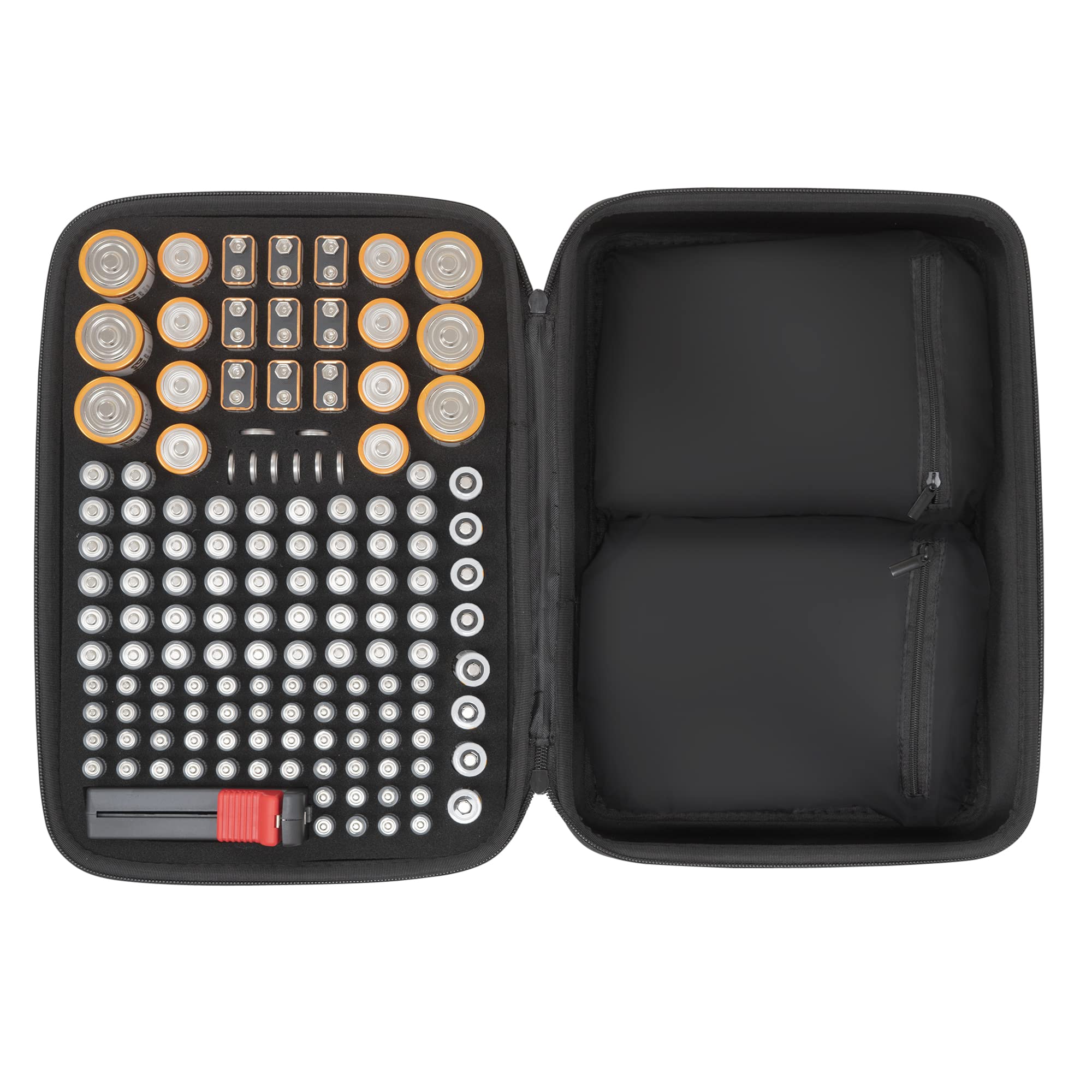 Battery Storage Box with Tester