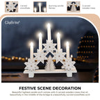 Wooden Christmas Candle Bridge