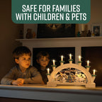 Wooden Christmas Candle Holder