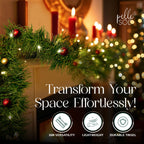 Green Christmas Tinsel Garland