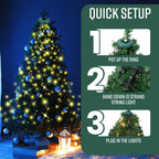 Cascading LED Christmas Tree Lights
