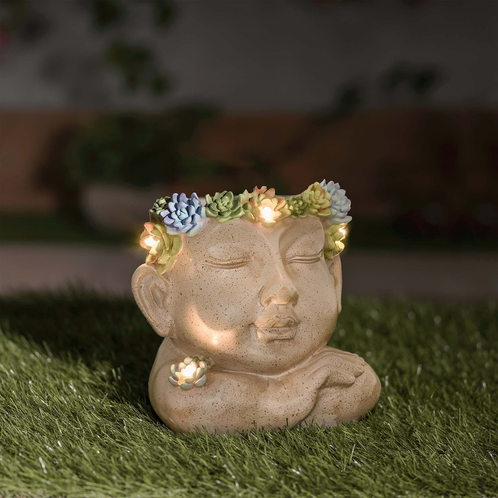 Solar Garden Face Light