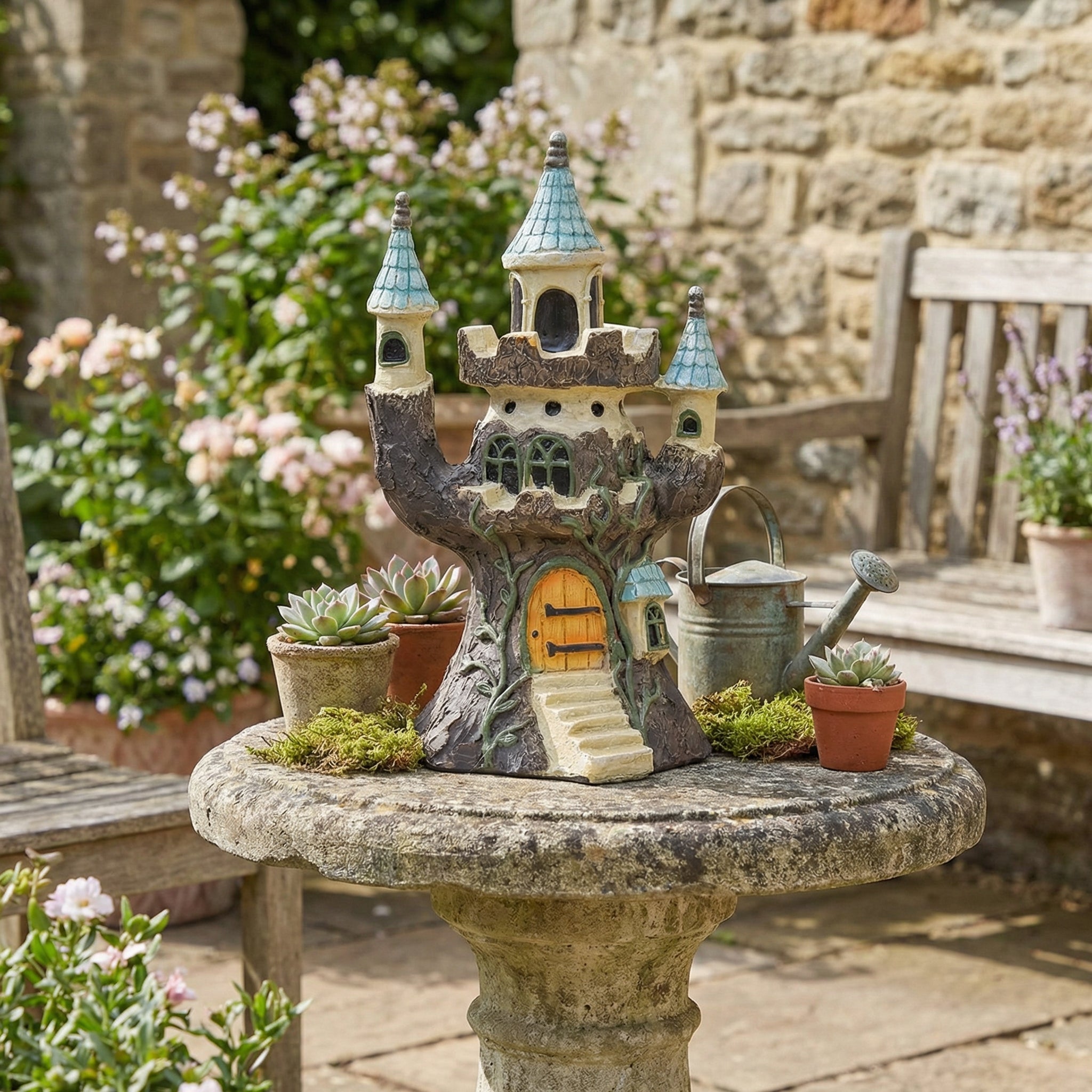Decorative Castle Statue-Garden & Outdoor-Pelle & Sol-DREIBACH