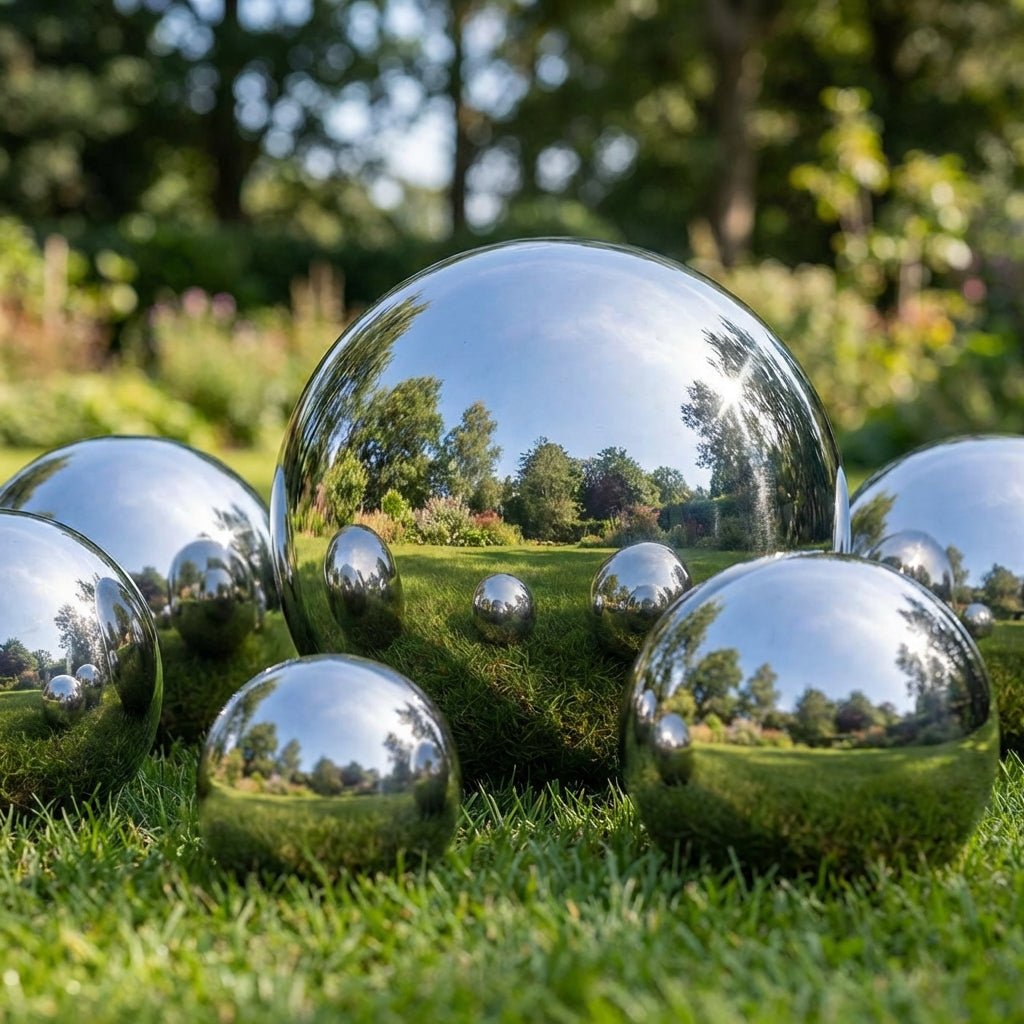 Decorative Gazing Ball Set-Garden & Outdoor-GloBrite-DREIBACH