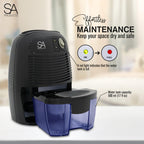 [duplicate] Quiet Portable Home Dehumidifier-Home & Living-SA Products-Black-500ML-DREIBACH