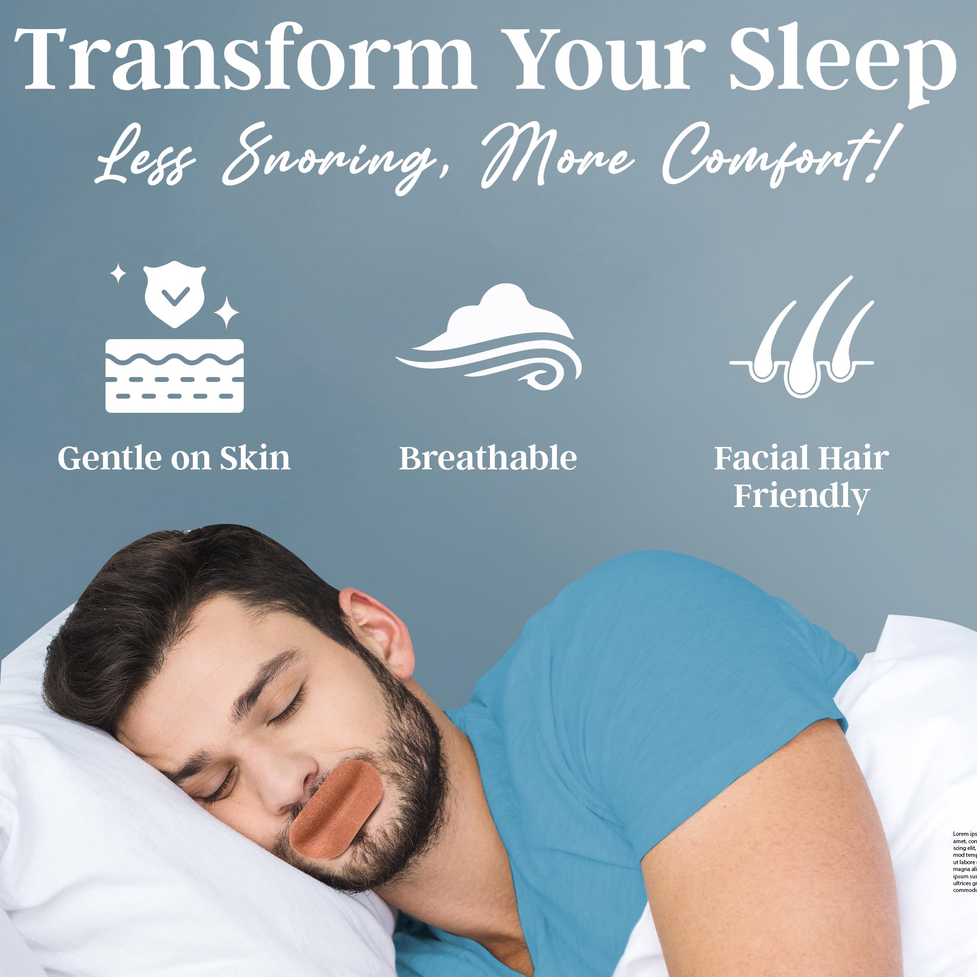 Gentle Sleep Beige Mouth Tapes