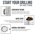 Metal Charcoal BBQ Chimney Starter