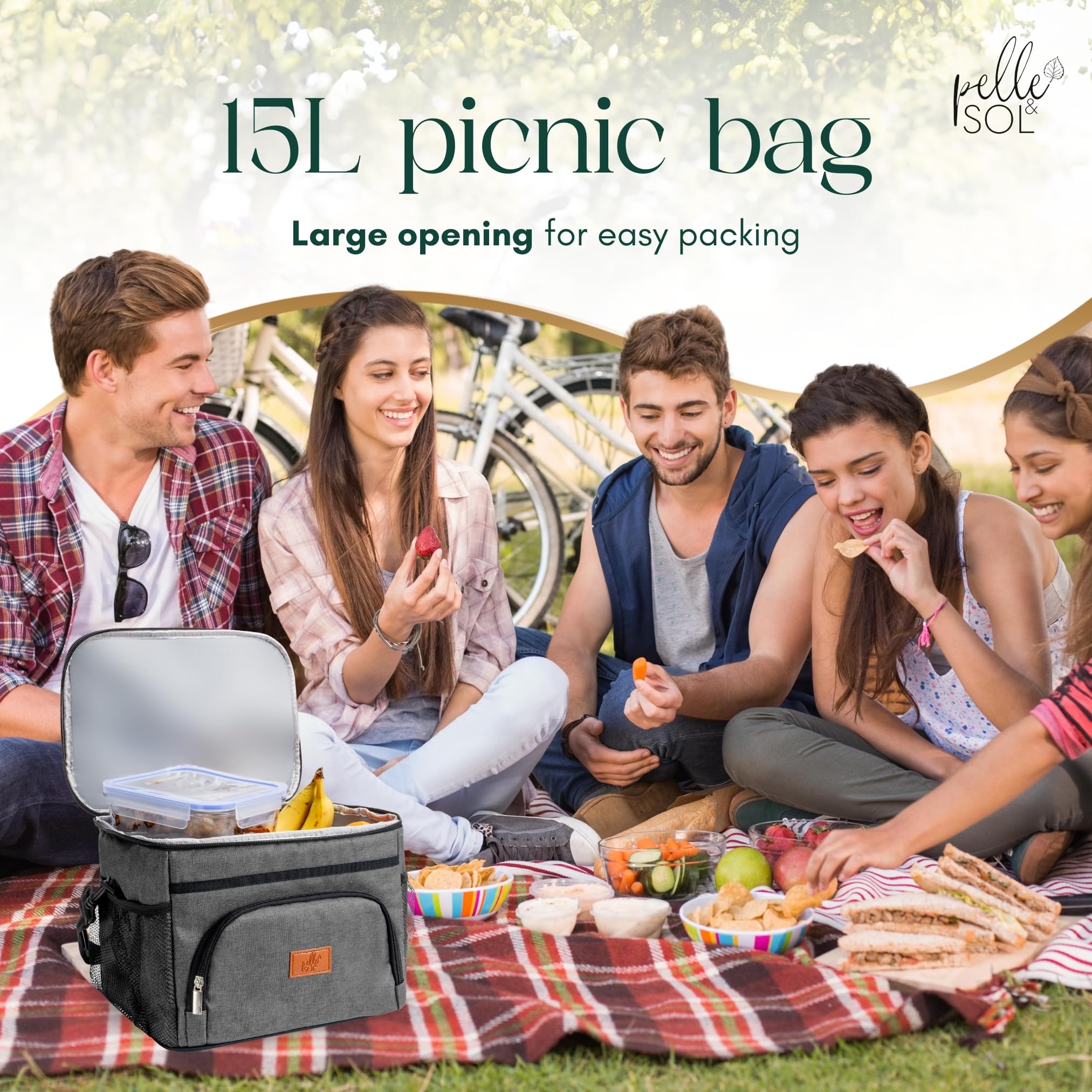 15L Insulated Lunch Bag