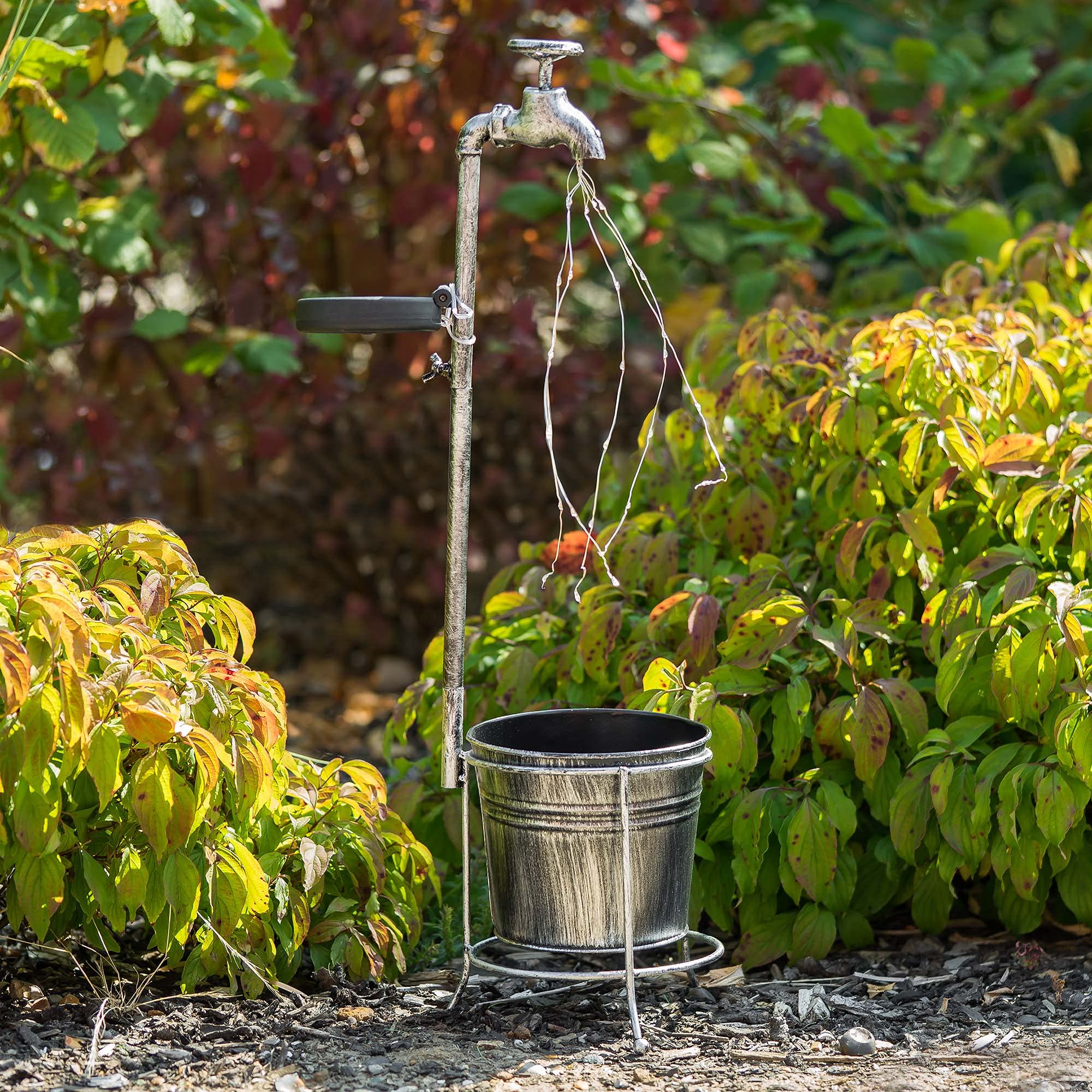 Outdoor Solar Waterfall Light