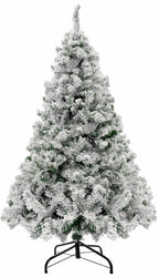 Snow Tipped Flocked Christmas Tree