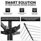 Outdoor Rotary Clothes Line