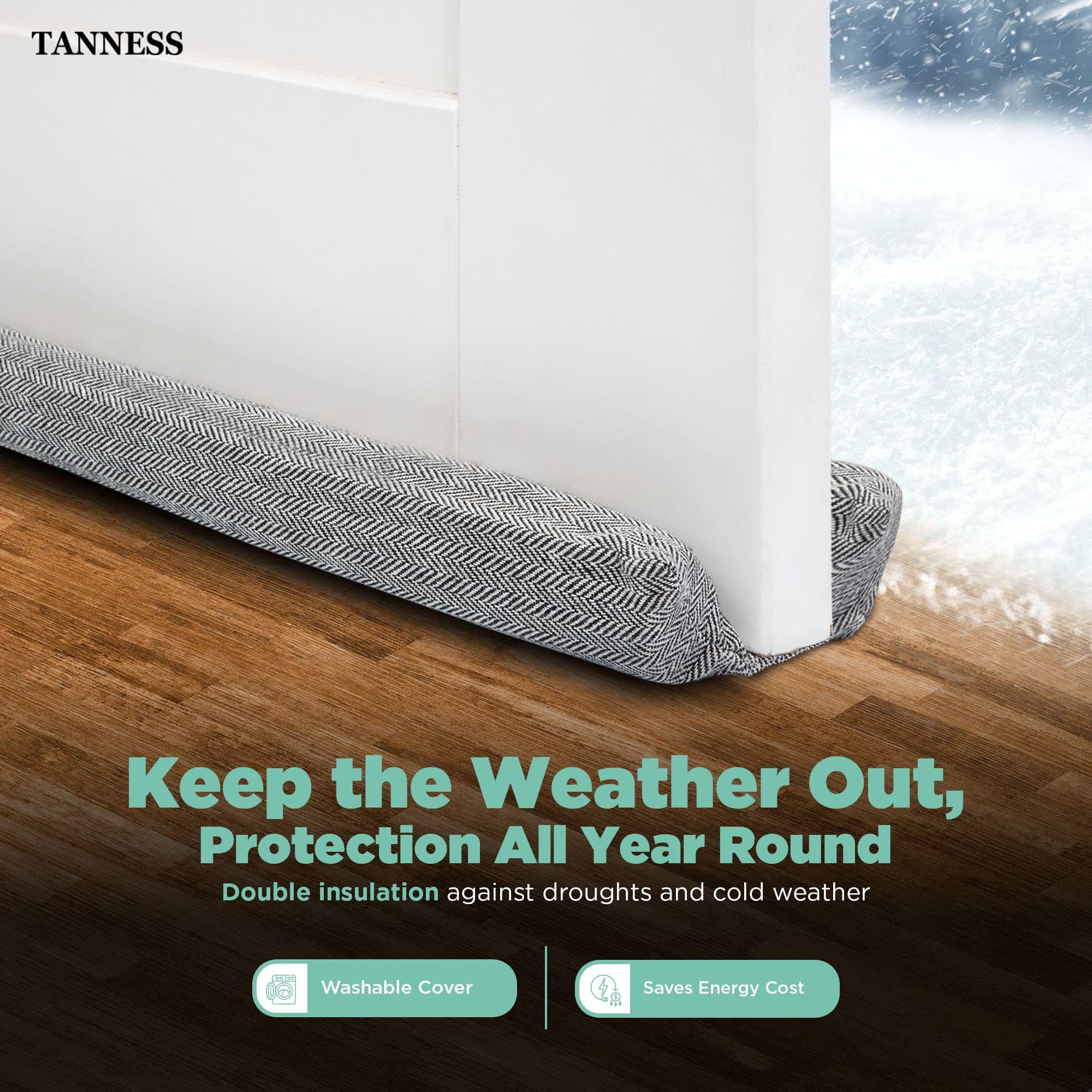 Double Sided Draught Excluder