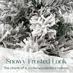 Snow Tipped Flocked Christmas Tree