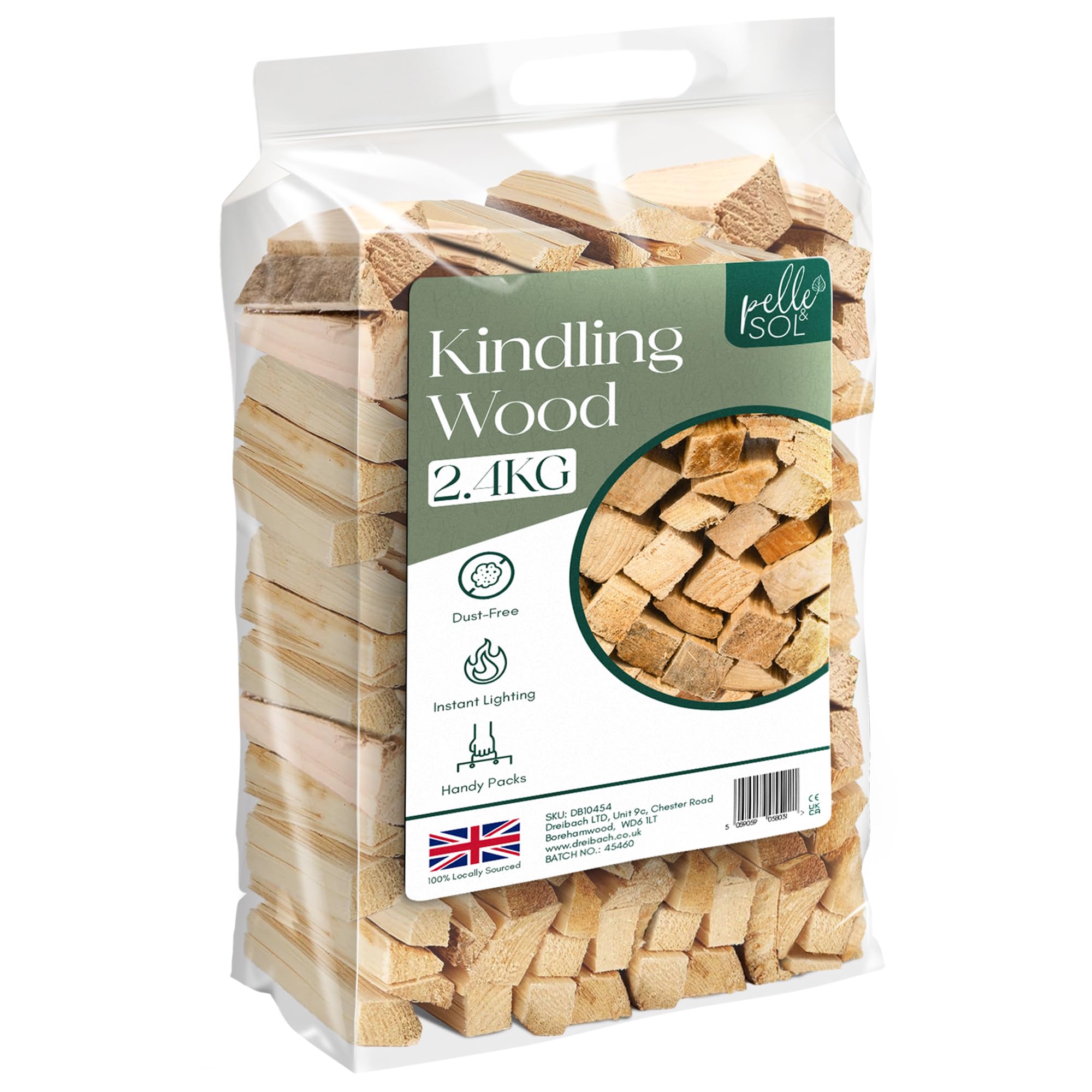 Effortless Kiln Dried Kindling Wood-Garden & Outdoor-Pelle & Sol-1 Pack-DREIBACH