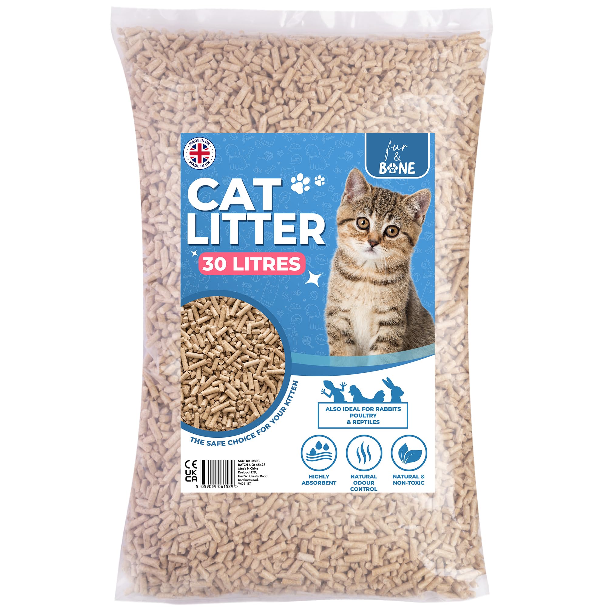Ultra-Absorbent Wood Pellet Litter