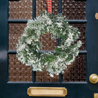 Snow Tipped Christmas Wreath