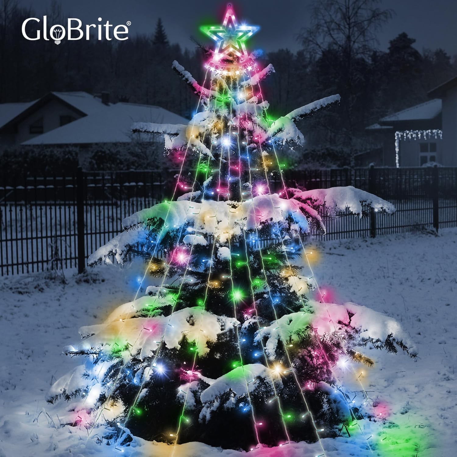 Outdoor Waterfall LED Curtain Lights