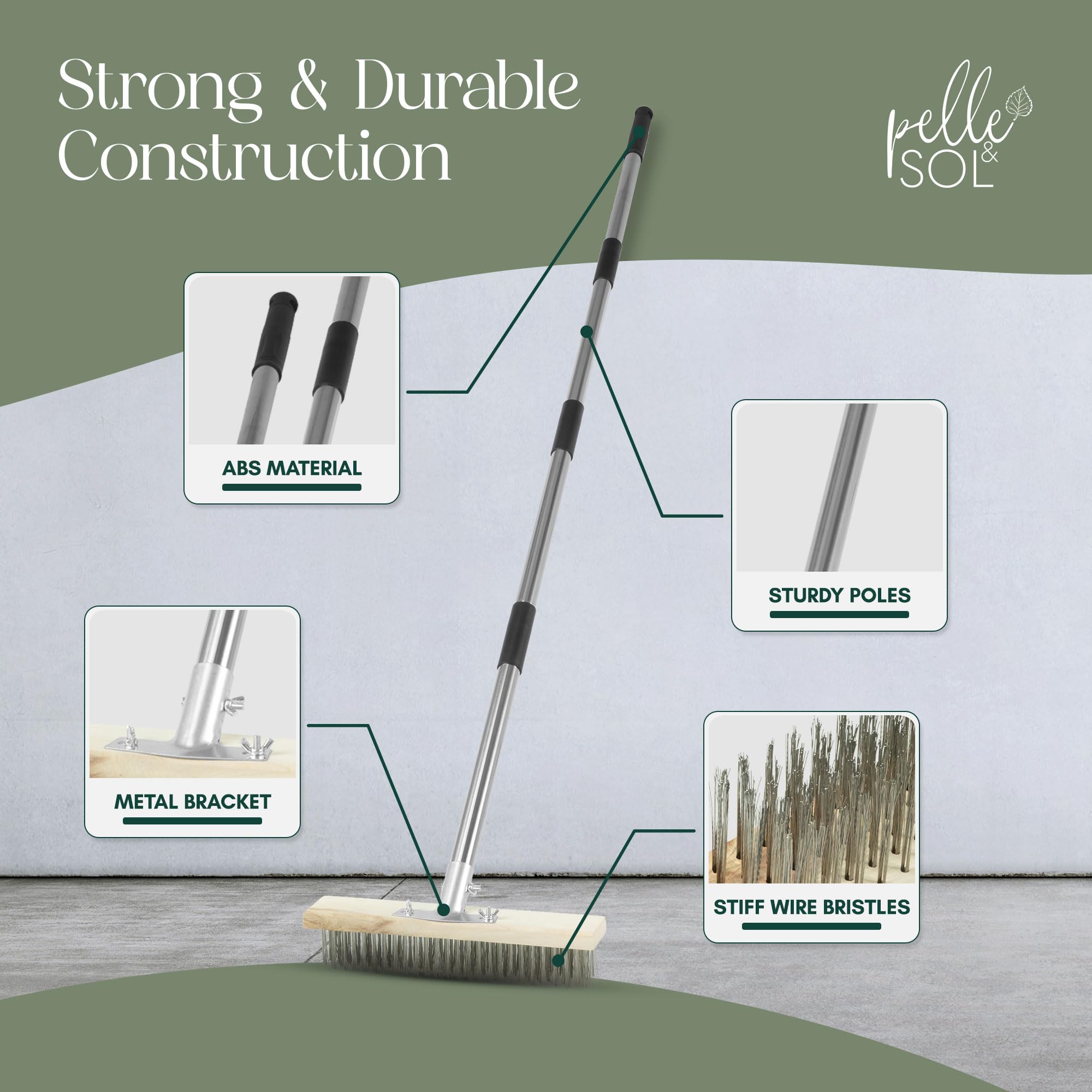 Telescopic Outdoor Cleaning Brush