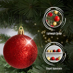 Red Gold Christmas 108 Bauble Set