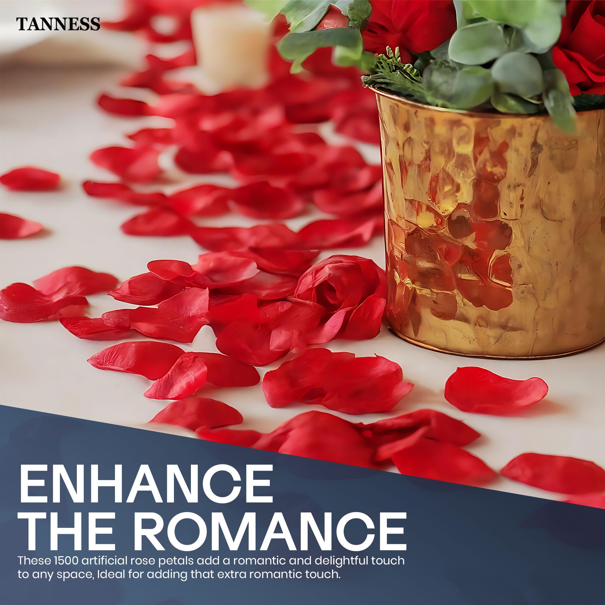 Realistic Decorative Rose Petals