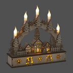 Magical Wooden Christmas Candle Bridge