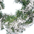 Snow Tipped Christmas Wreath