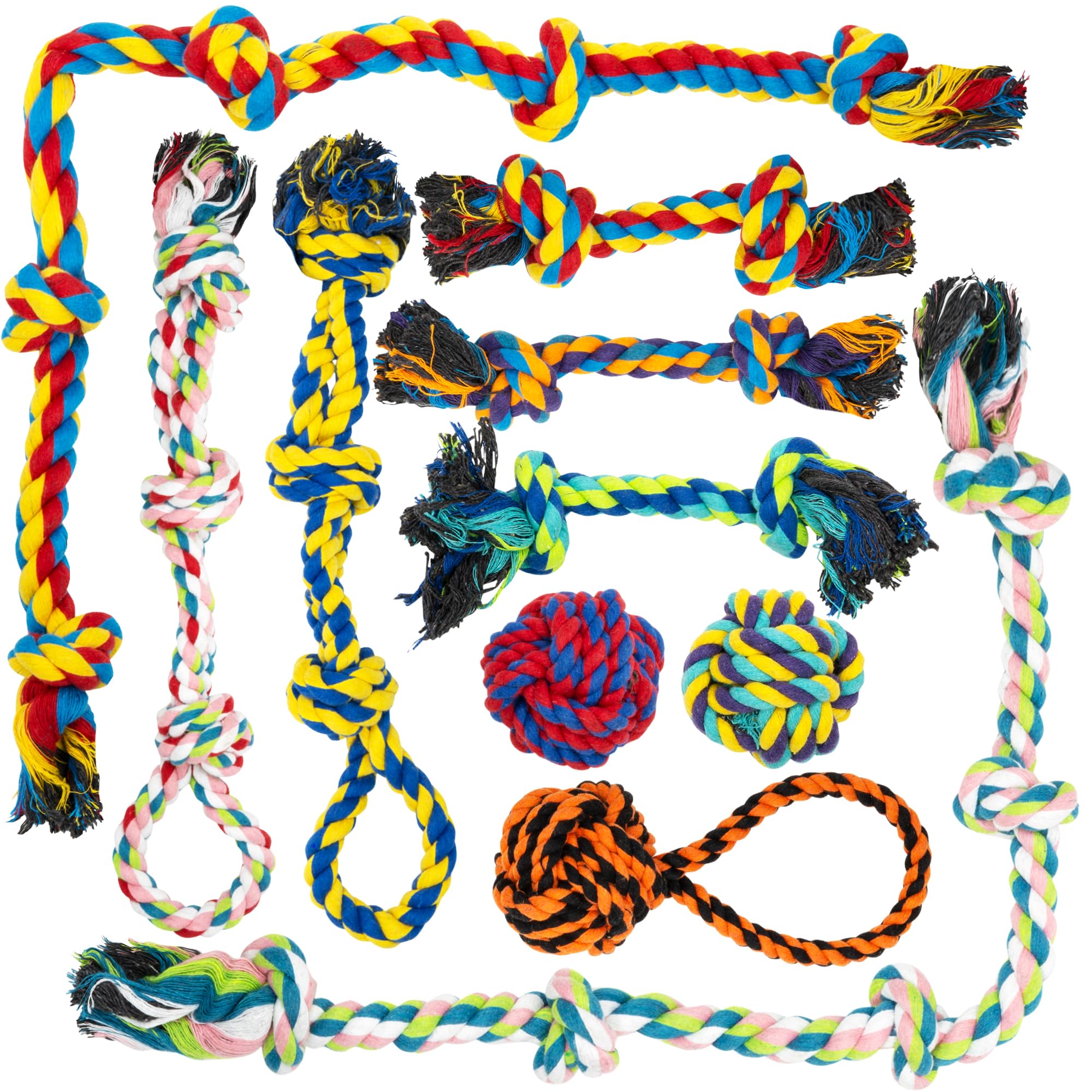 10-Piece Durable Dog Toy Set