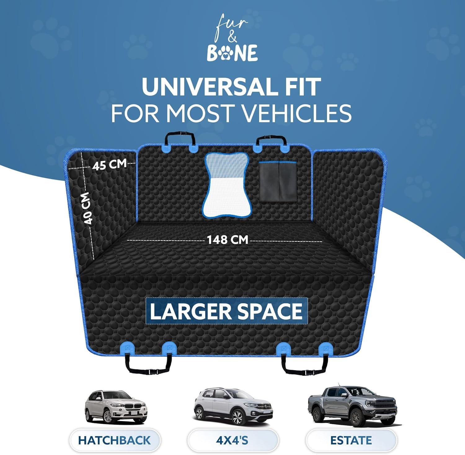 Scratchproof & Waterproof Dog Car Seat