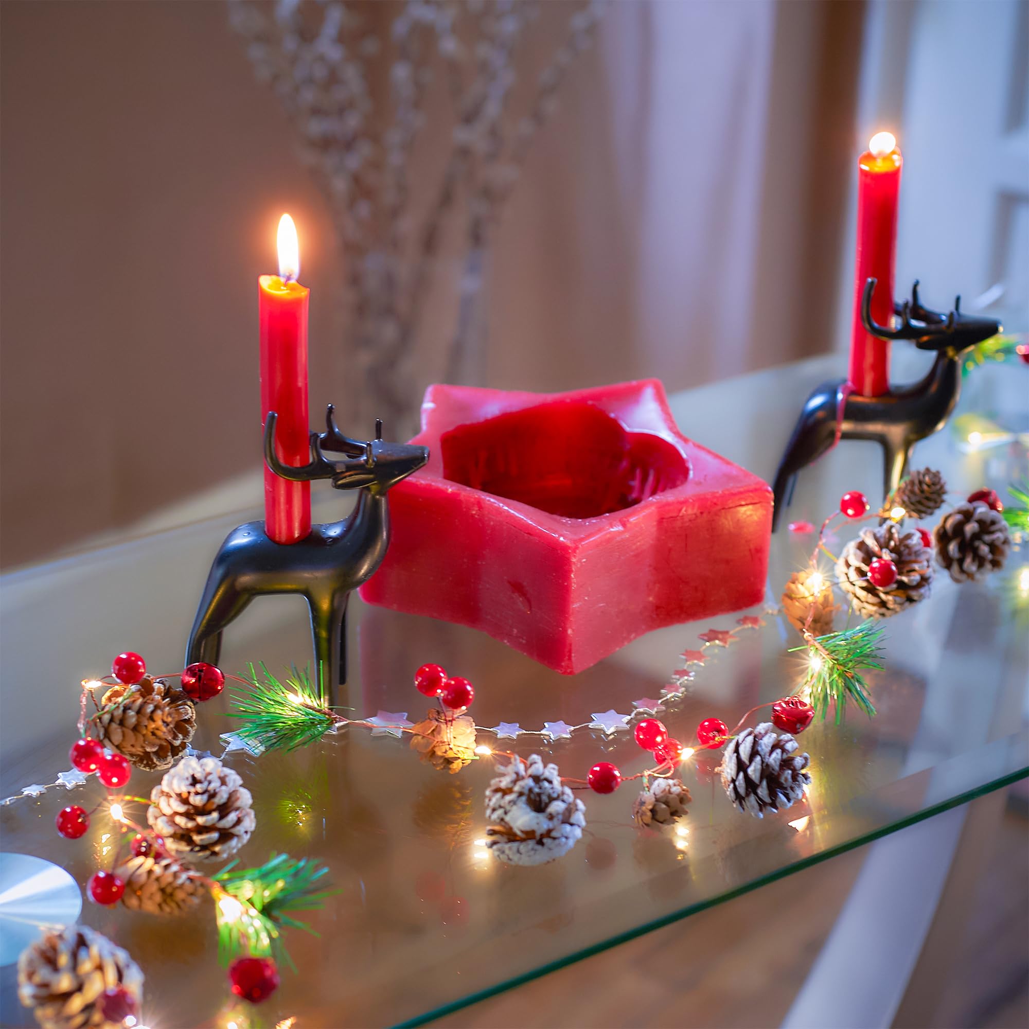 2m Pre-Lit Christmas Garland