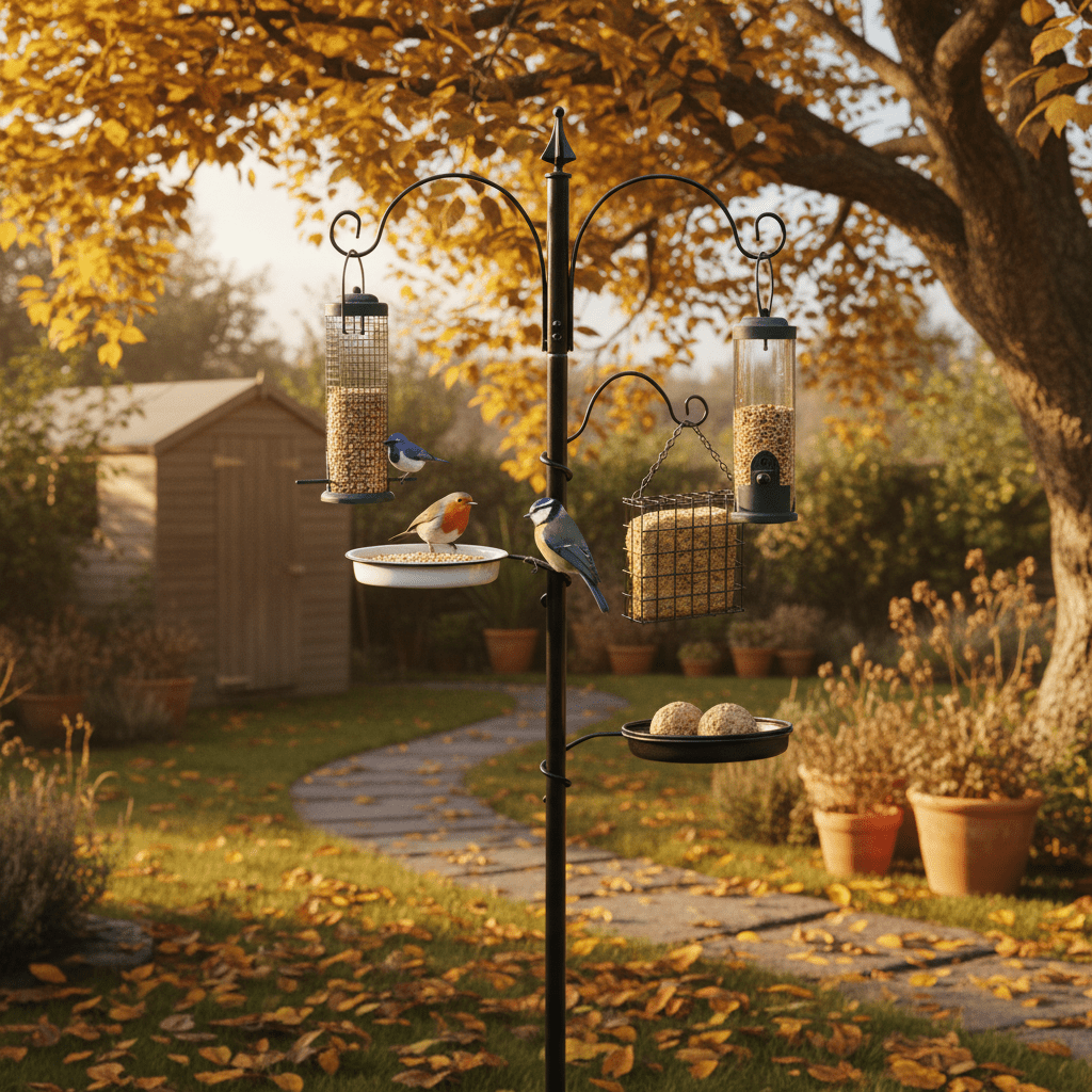 Garden Bird Feeding Station-Garden & Outdoor-Pelle & Sol-5 Station-DREIBACH