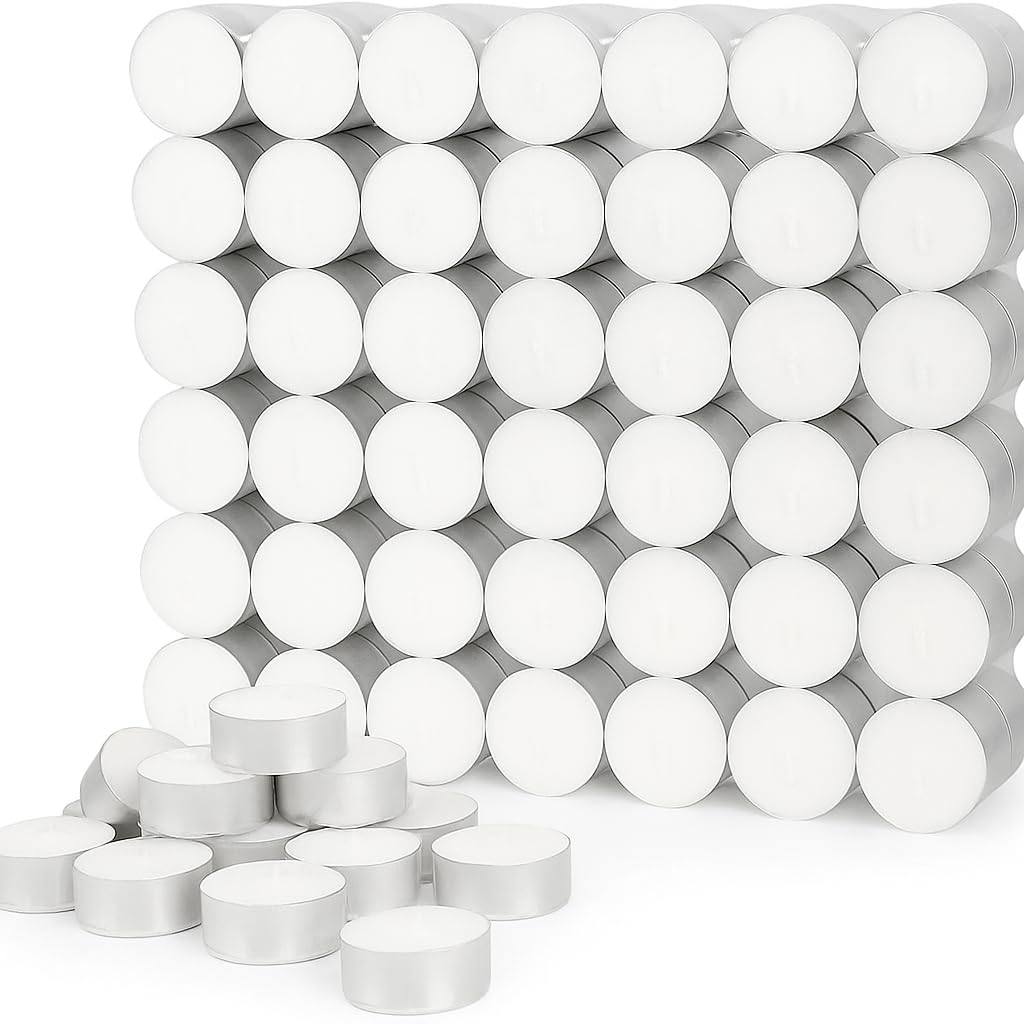 GloBrite Unscented Tea Lights-GloBrite-4 hours - 50 pack-DREIBACH