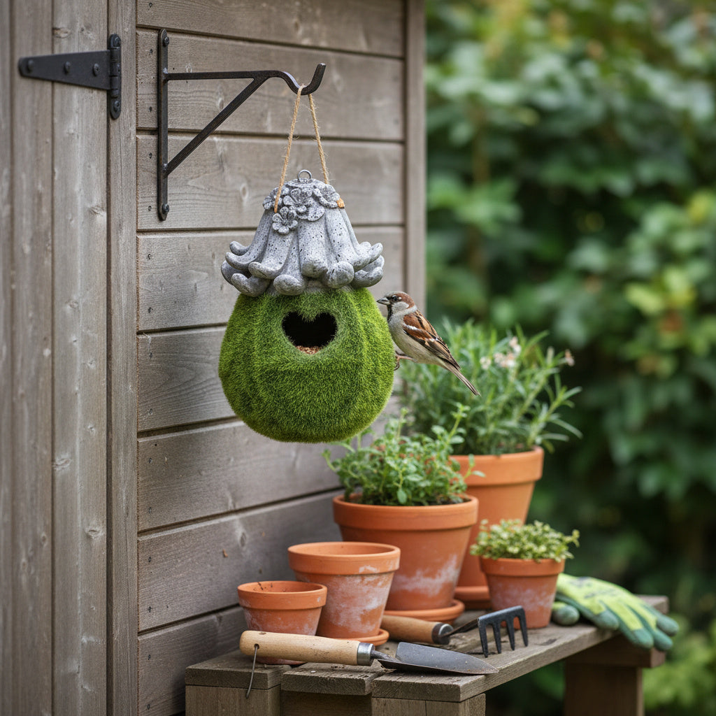 Hanging Acorn Bird Feeder-Garden & Outdoor-GloBrite-DREIBACH