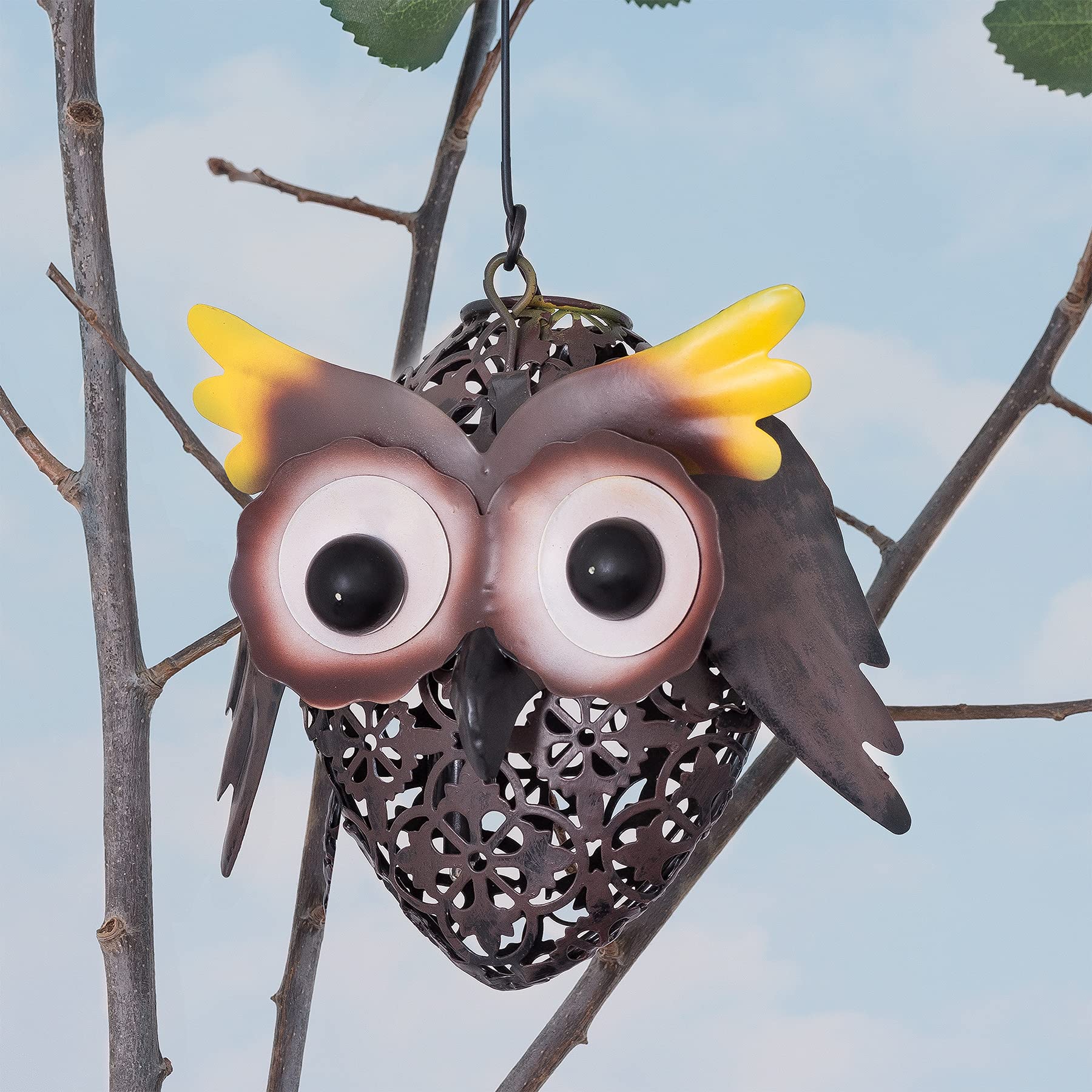 Hanging Solar Owl Light-Garden & Outdoor-GloBrite-DREIBACH