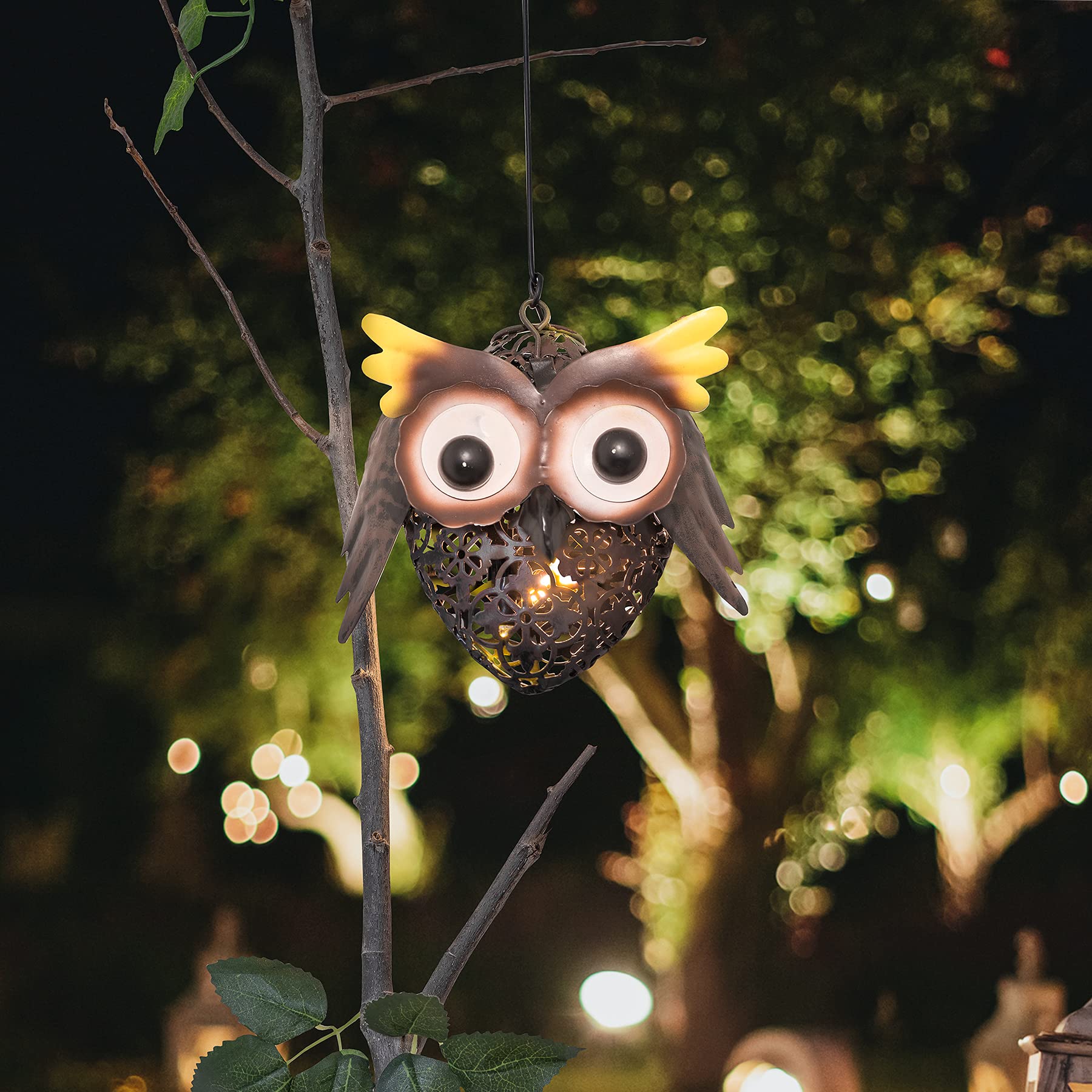 Hanging Solar Owl Light-Garden & Outdoor-GloBrite-DREIBACH