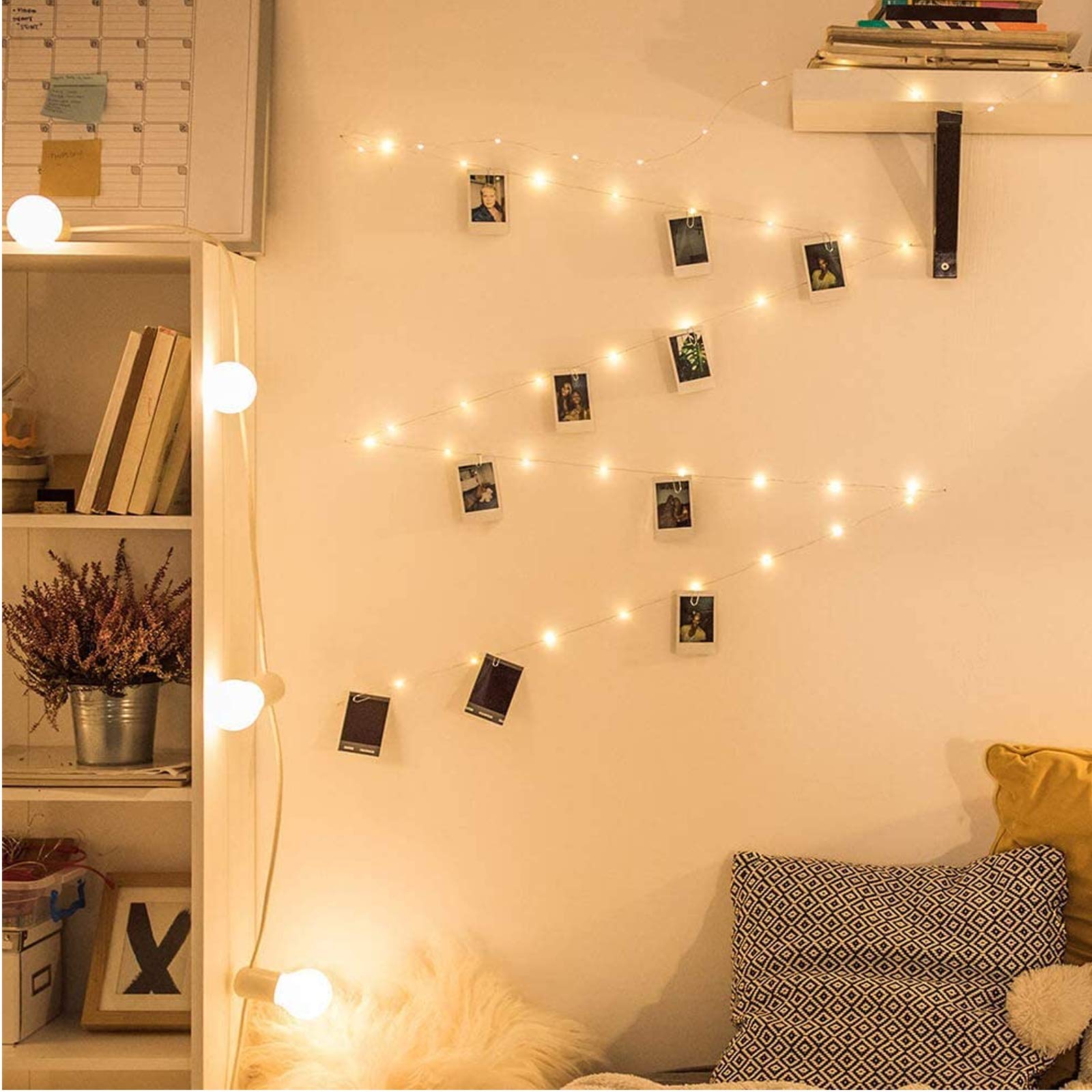 Hanging String Lights with Photo Clips-Home & Living-GloBrite-50 LED-DREIBACH