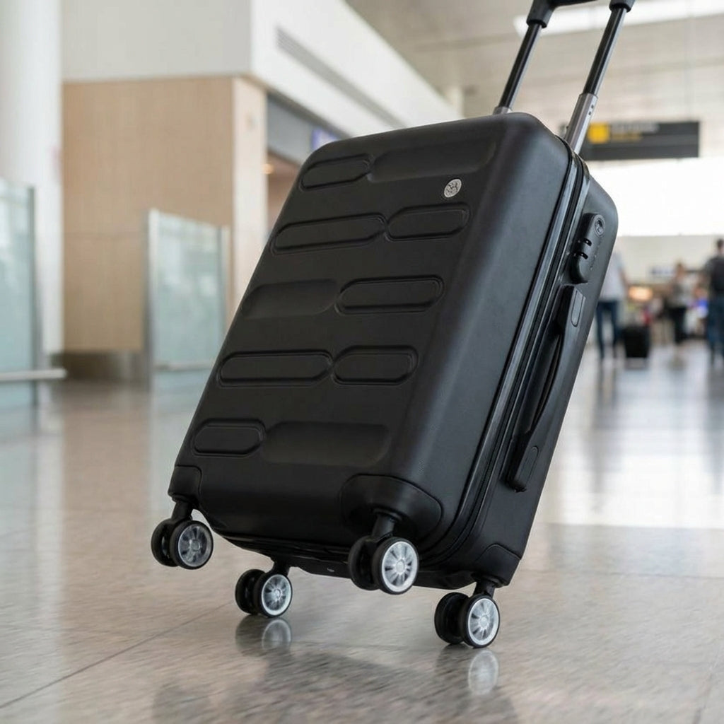 Hardshell Carry On Suitcase-Travel & Luggage-SA Products-Black-45x36x20 CM-DREIBACH