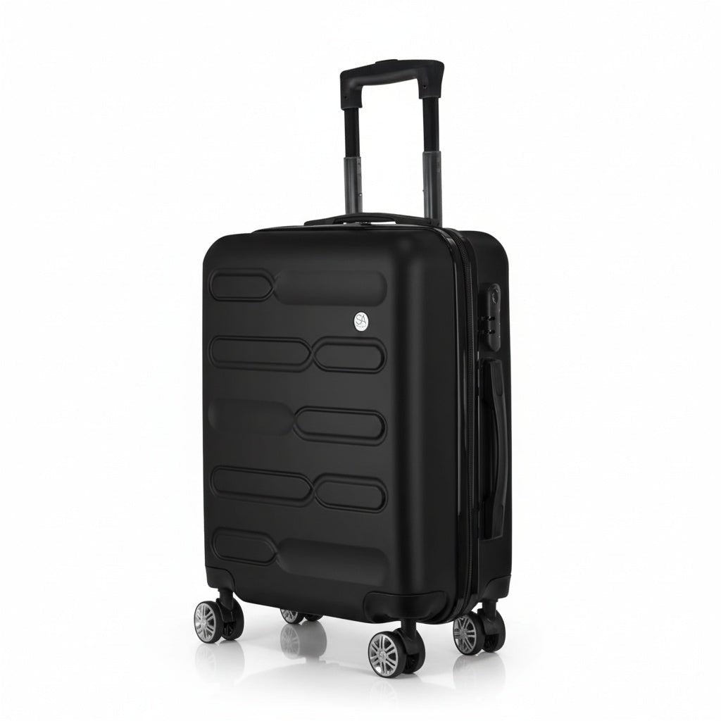 Hardshell Carry On Suitcase-Travel & Luggage-SA Products-Black-55x40x20CM-DREIBACH
