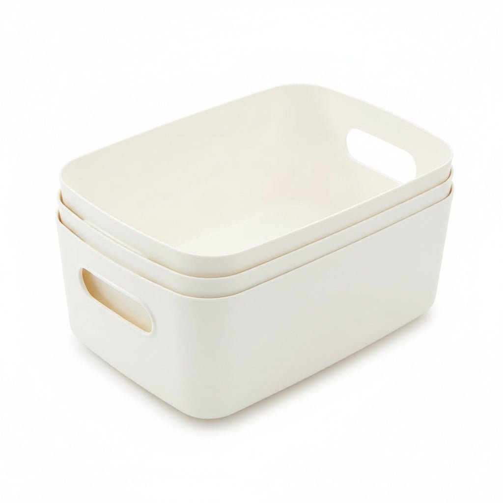 Home Storage Basket Set-Home & Living-SA Products-3x White-DREIBACH