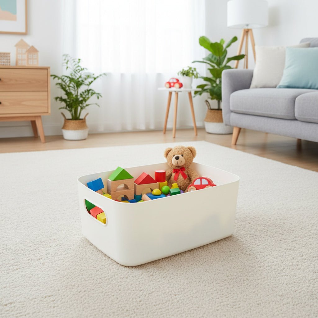 Home Storage Basket Set-Home & Living-SA Products-3x White-DREIBACH