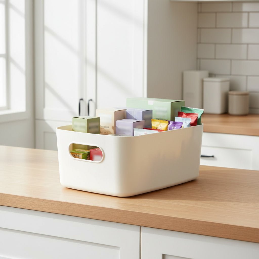 Home Storage Basket Set-Home & Living-SA Products-3x White-DREIBACH