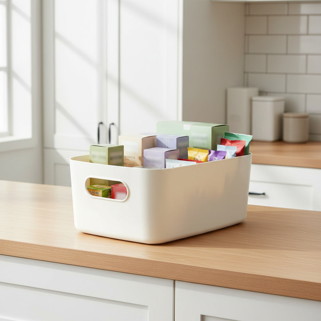 Home Storage Basket Set-Home & Living-SA Products-3x White-DREIBACH