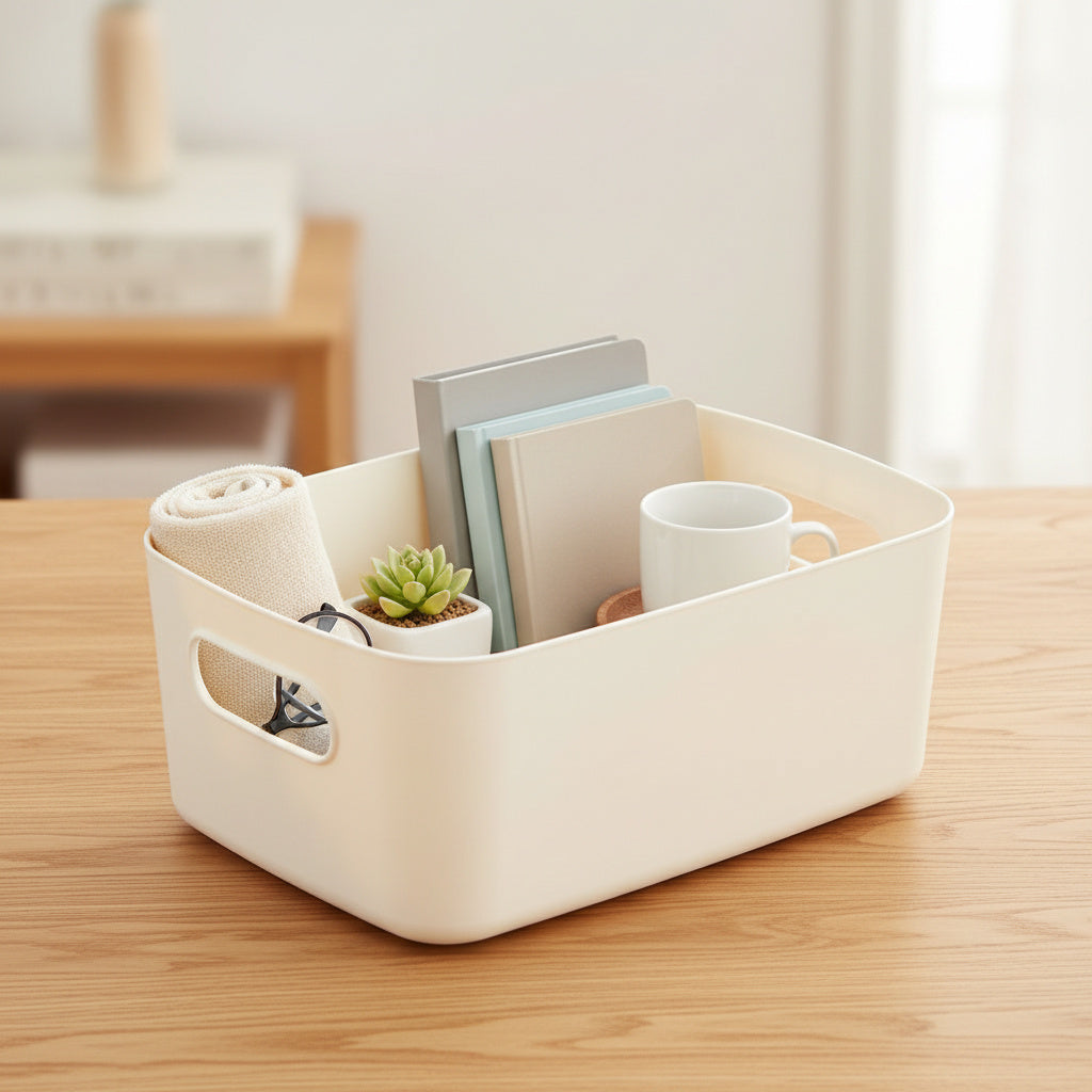 Home Storage Basket Set-Home & Living-SA Products-3x White-DREIBACH