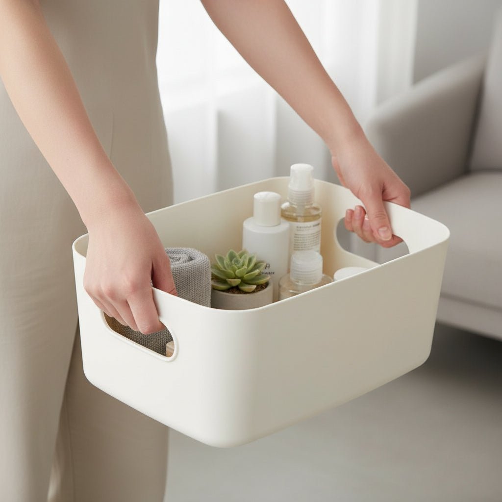 Home Storage Basket Set-Home & Living-SA Products-3x White-DREIBACH