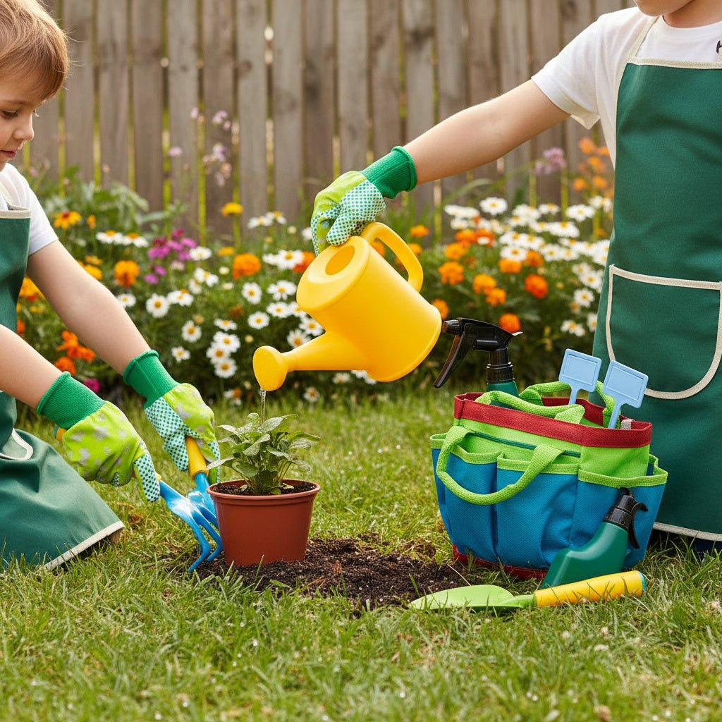 Kids Gardening Tool Set (10-Piece)-Garden & Outdoor-Pelle & Sol-DREIBACH