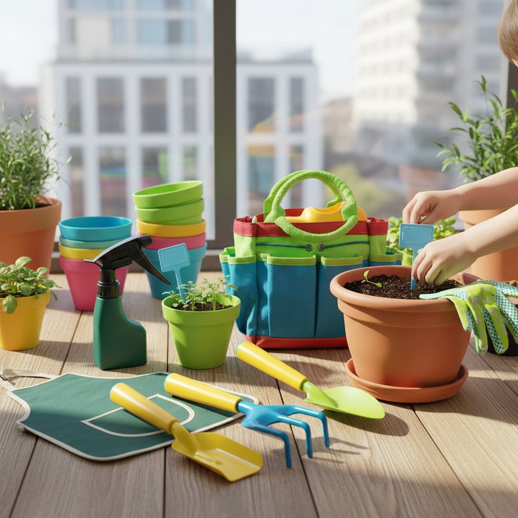 Kids Gardening Tool Set (10-Piece)-Garden & Outdoor-Pelle & Sol-DREIBACH