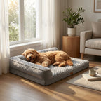 L Shaped Dog Bed-Pet Supplies-Fur & Bone-76 x 50 x 20cm-DREIBACH