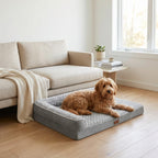 L Shaped Dog Bed-Pet Supplies-Fur & Bone-76 x 50 x 20cm-DREIBACH