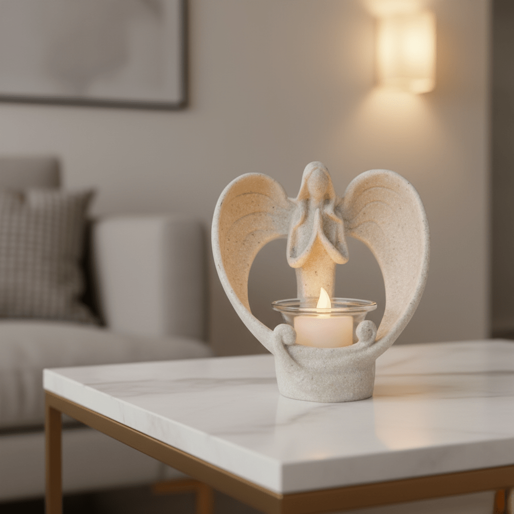LED Angel Candle Holders-Christmas Decor-GloBrite-DREIBACH