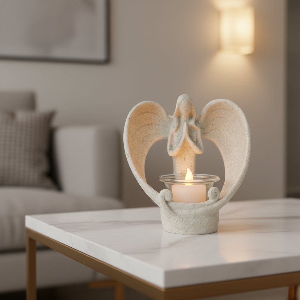 LED Angel Candle Holders-Christmas Decor-GloBrite-DREIBACH